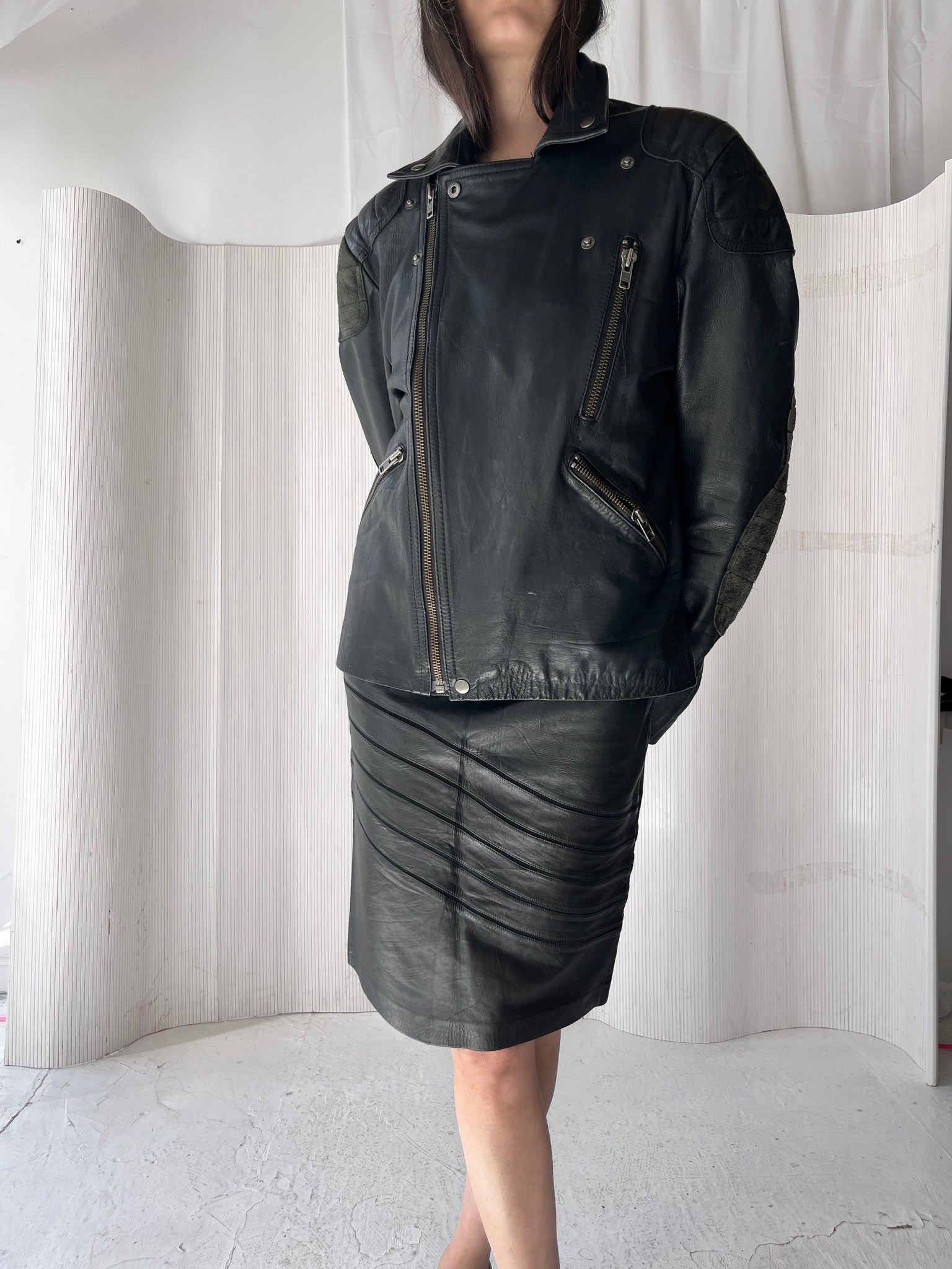 ACNE STUDIOS LEATHER BIKER JACKET