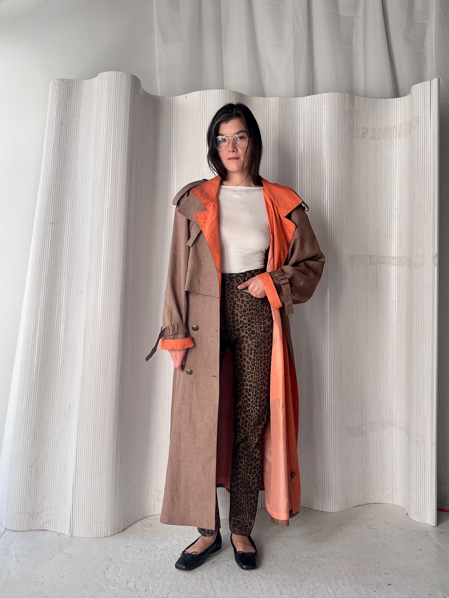 Two Tone Vintage Trench