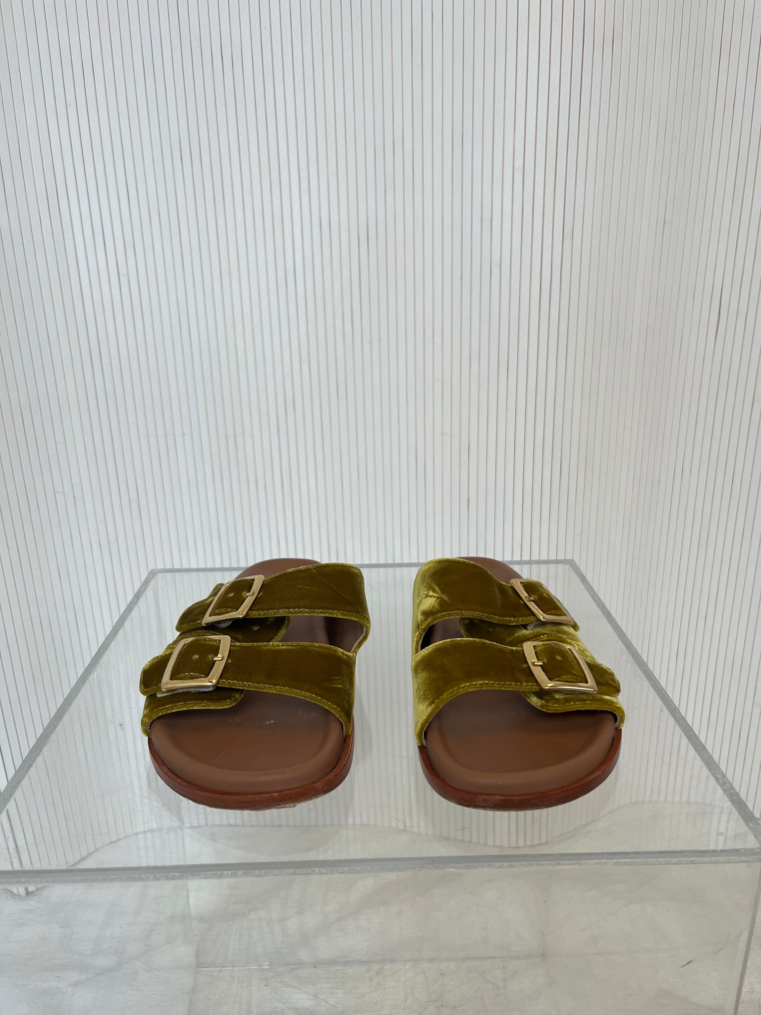 Lanapo velvet birkenstock