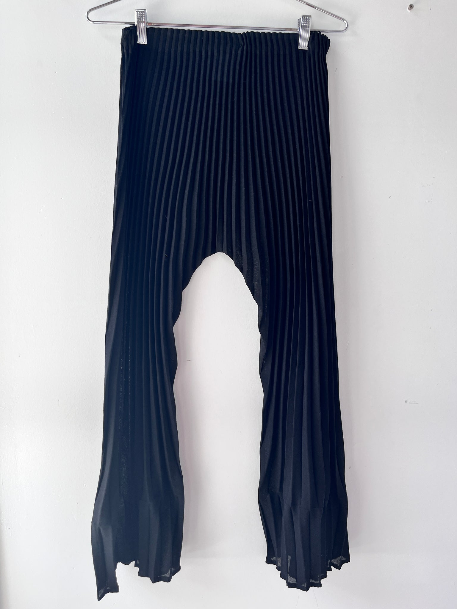 Issey Miyake Black Pleated Pant