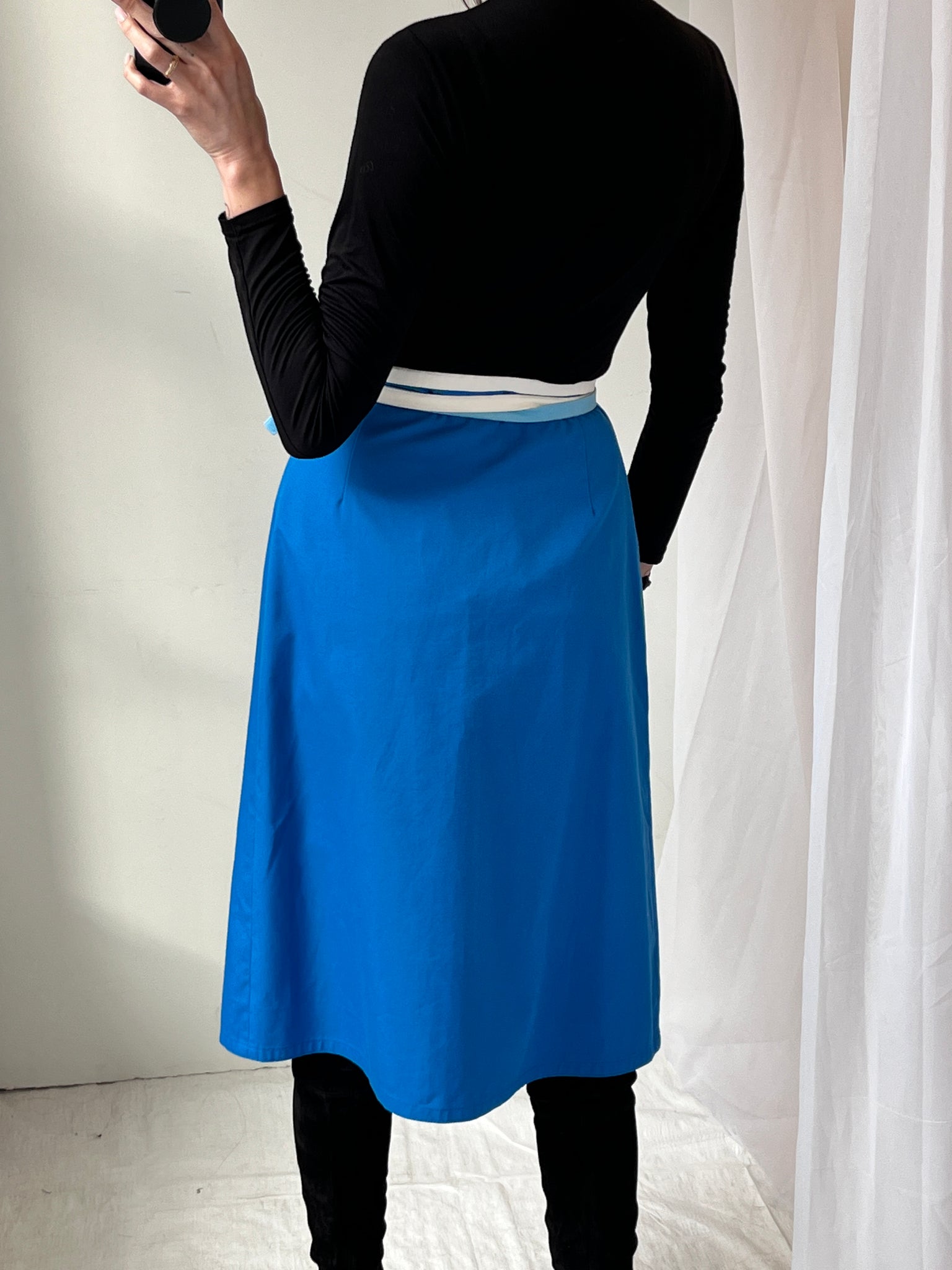 Vintage apron wrap skirt