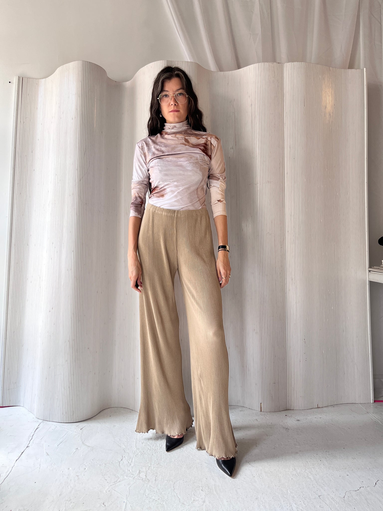 Priscavera pleat pants