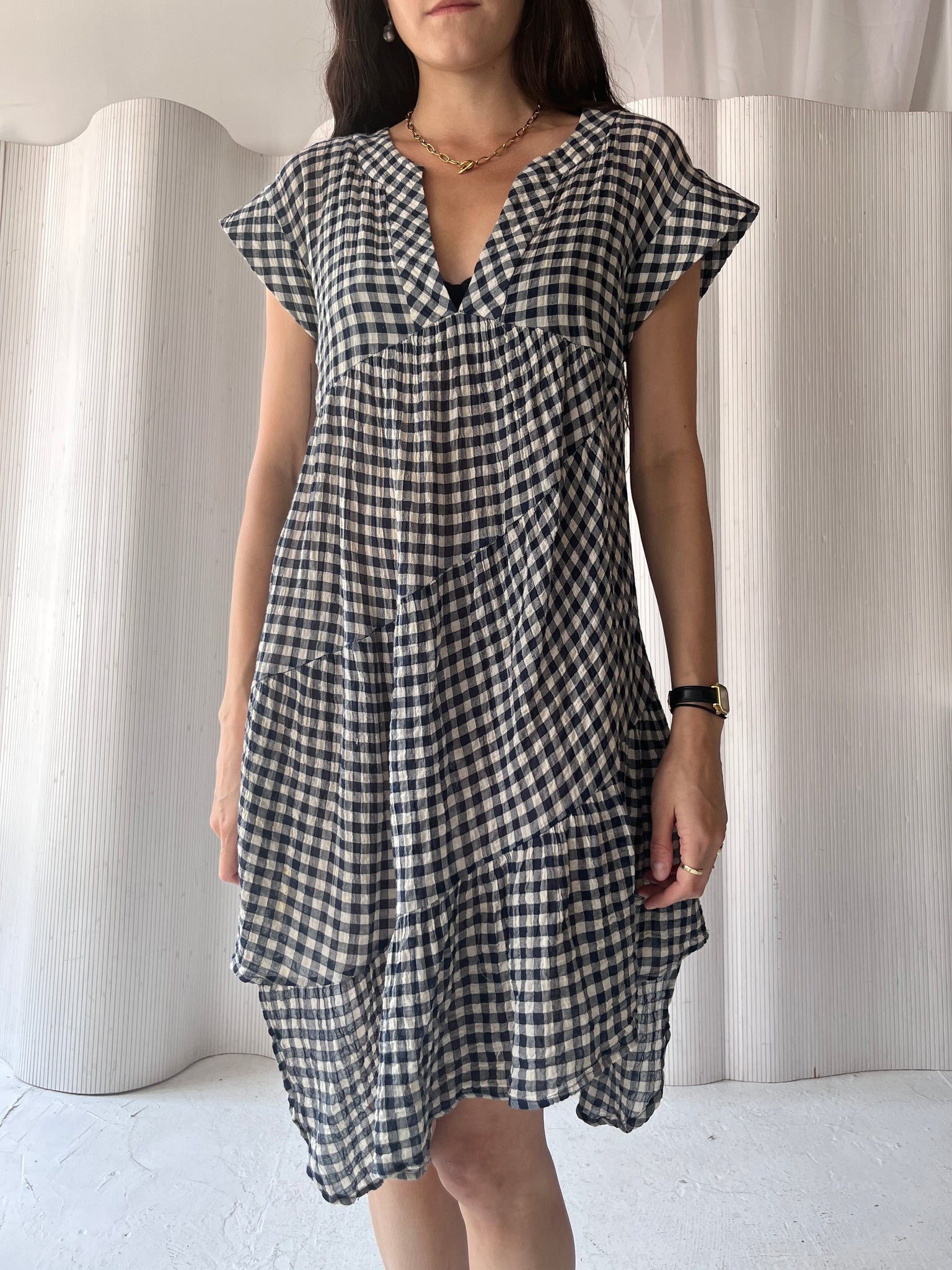 SEA NY gingham dress