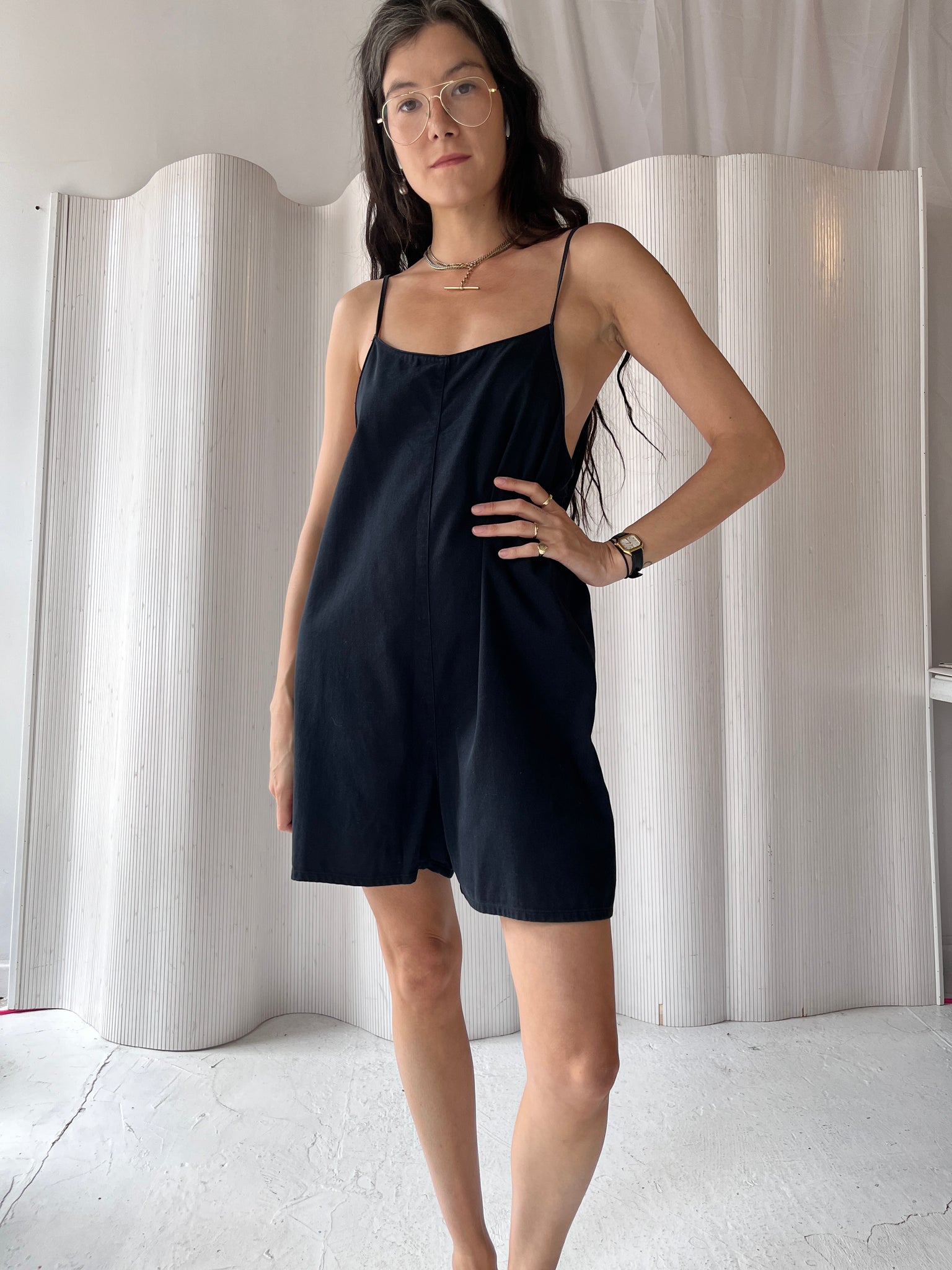 Baserange navy romper