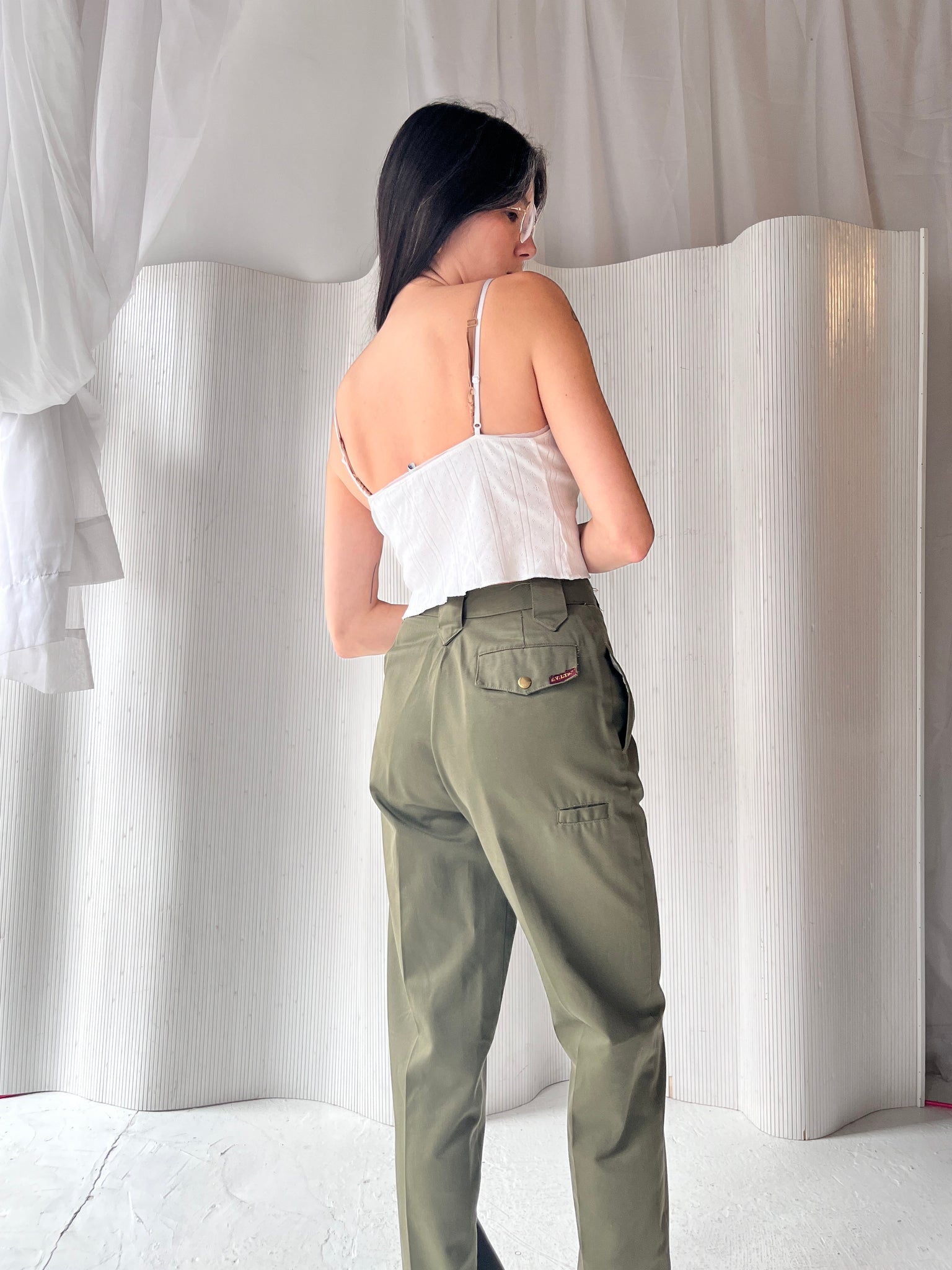 Vintage army green pant