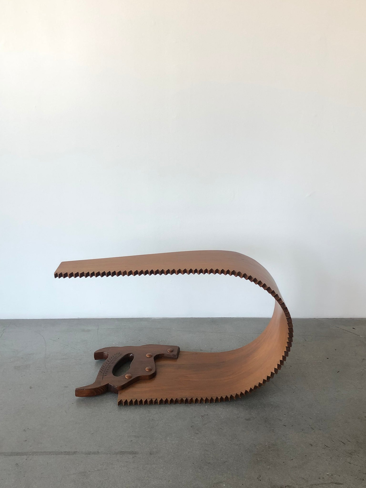Wood Saw Table Sculpture