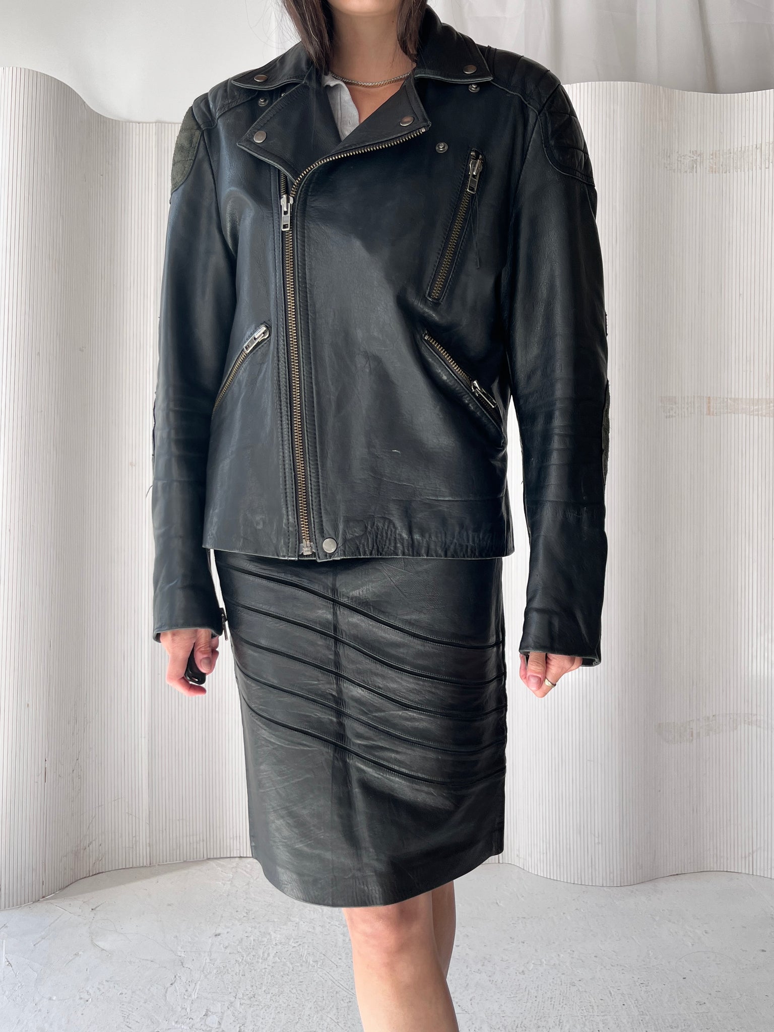 ACNE STUDIOS LEATHER BIKER JACKET