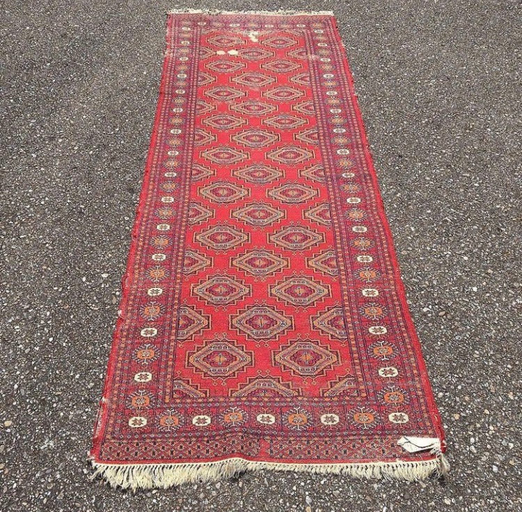 vintage wool runner rug
