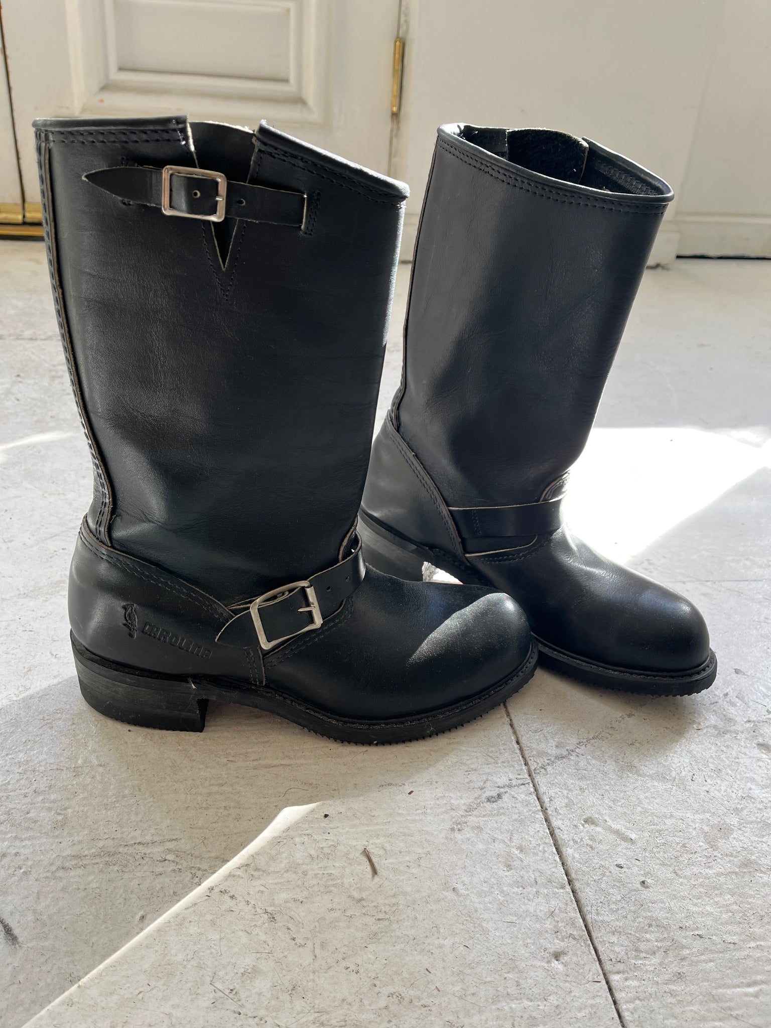 Black Moto boots