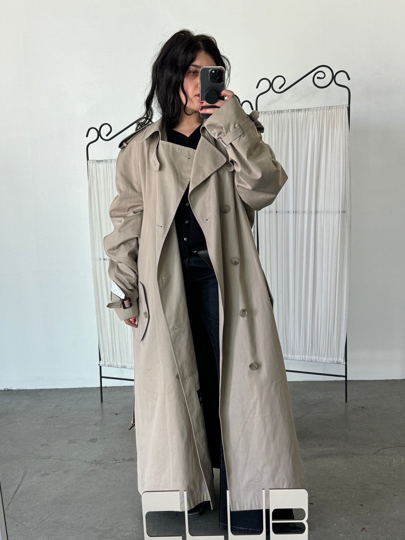 Saie Stafford Caleb Khaki Trench