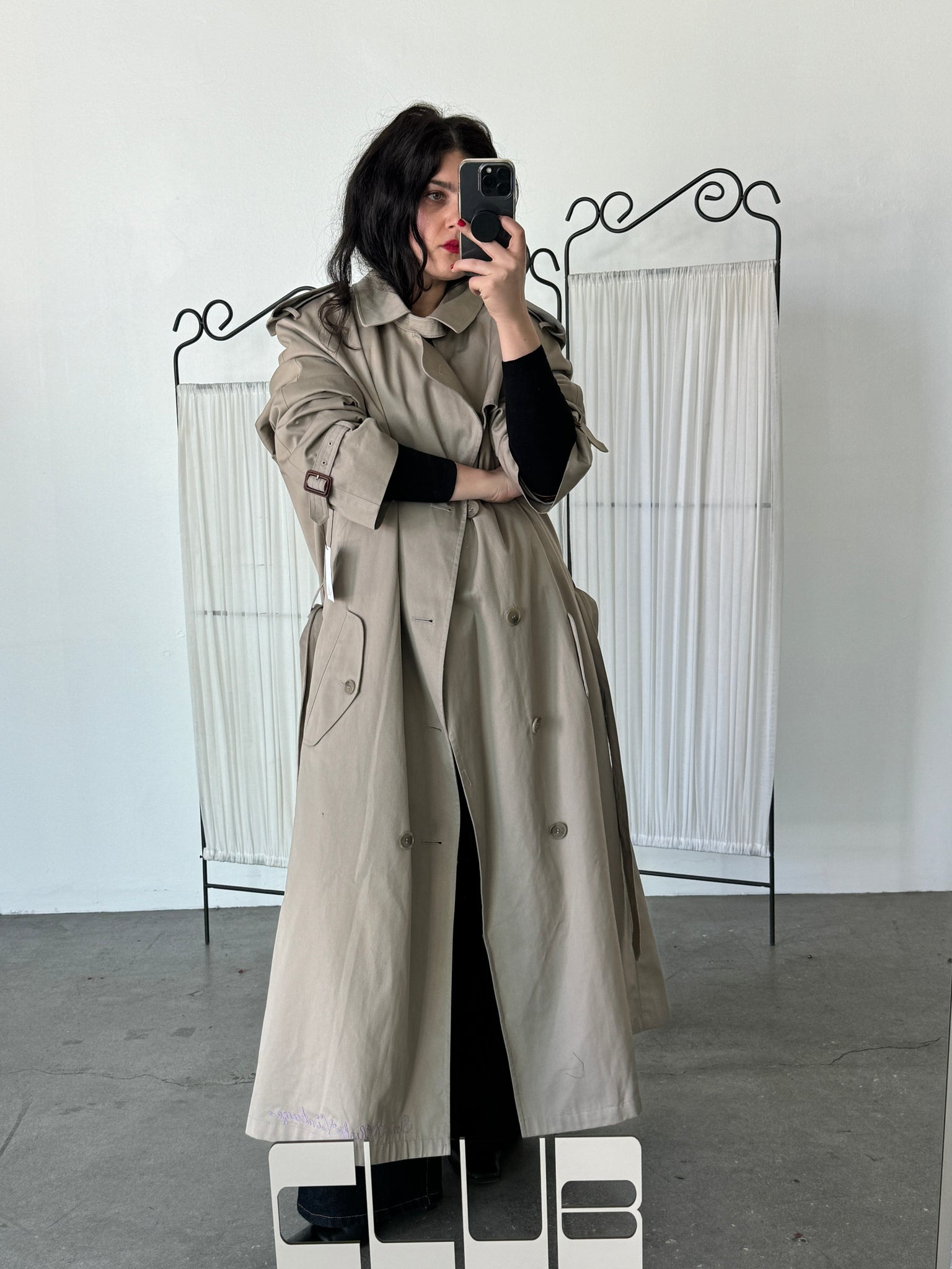 Saie Stafford Caleb Khaki Trench