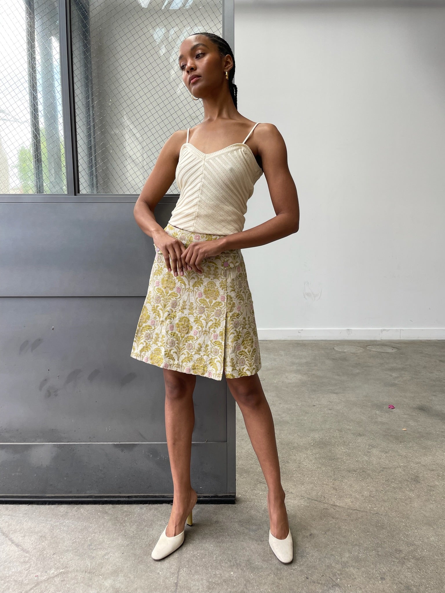 Y2K Dolce & Gabbana Tapestry Weave Skirt
