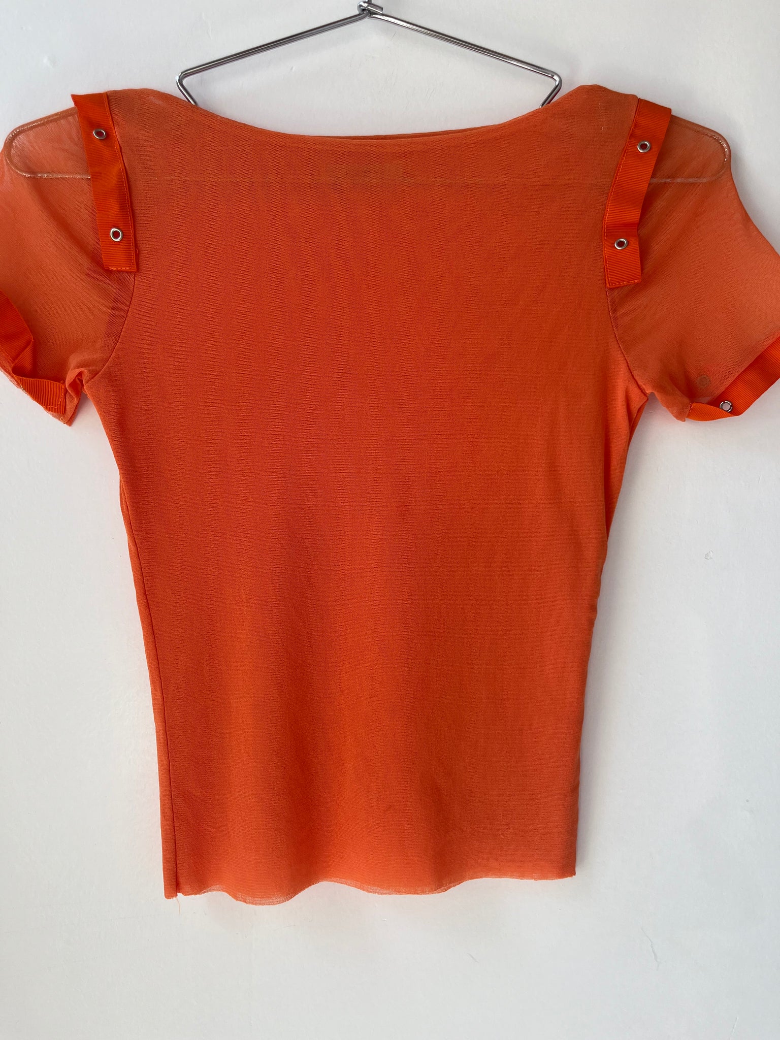 Extyn double layer orange mesh top