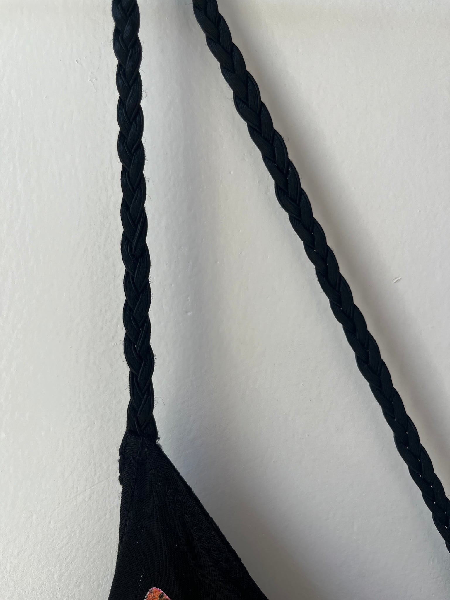 Cavalli black stretch knit dress