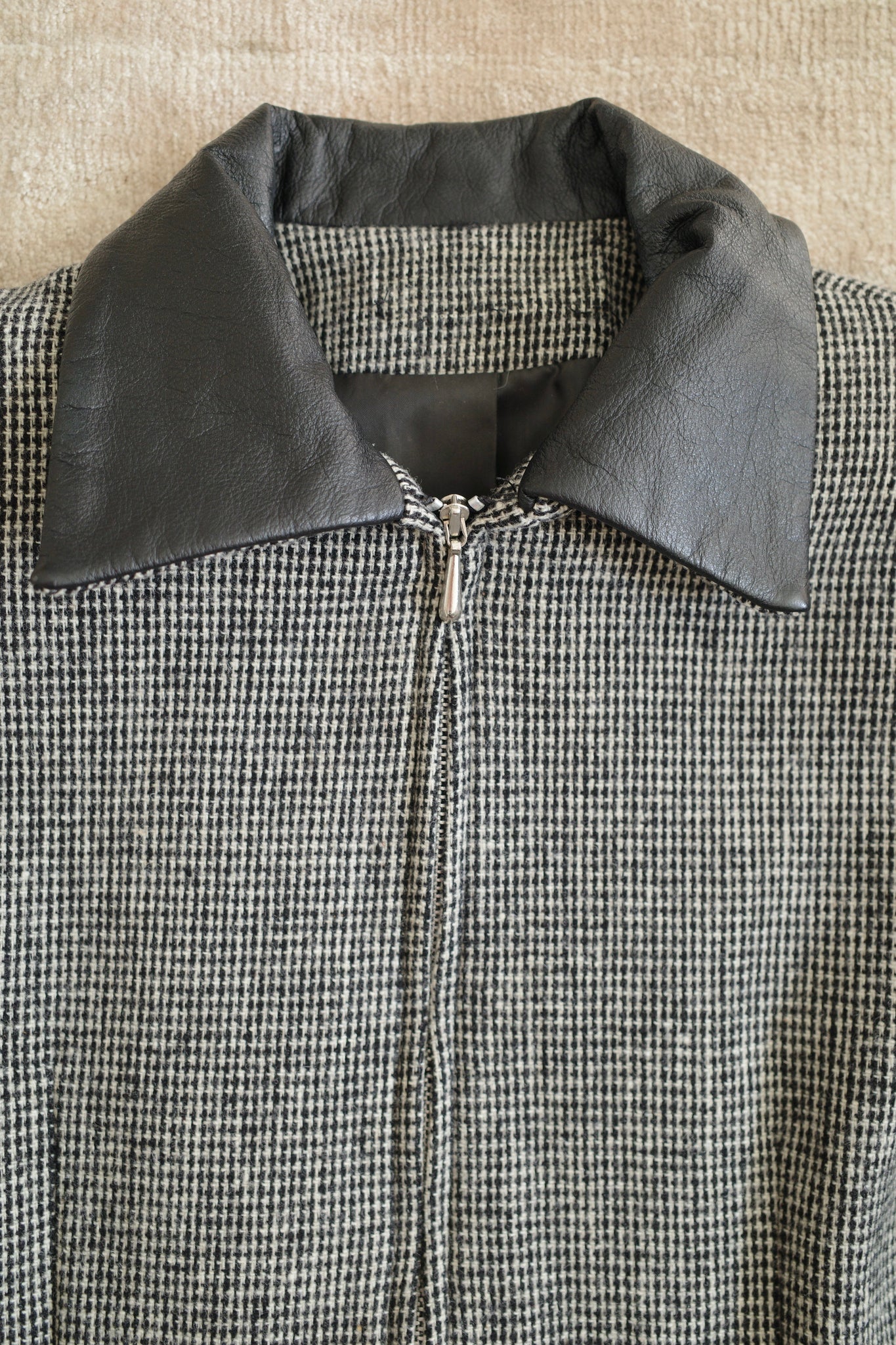 CHECKERED WOOL JACKET