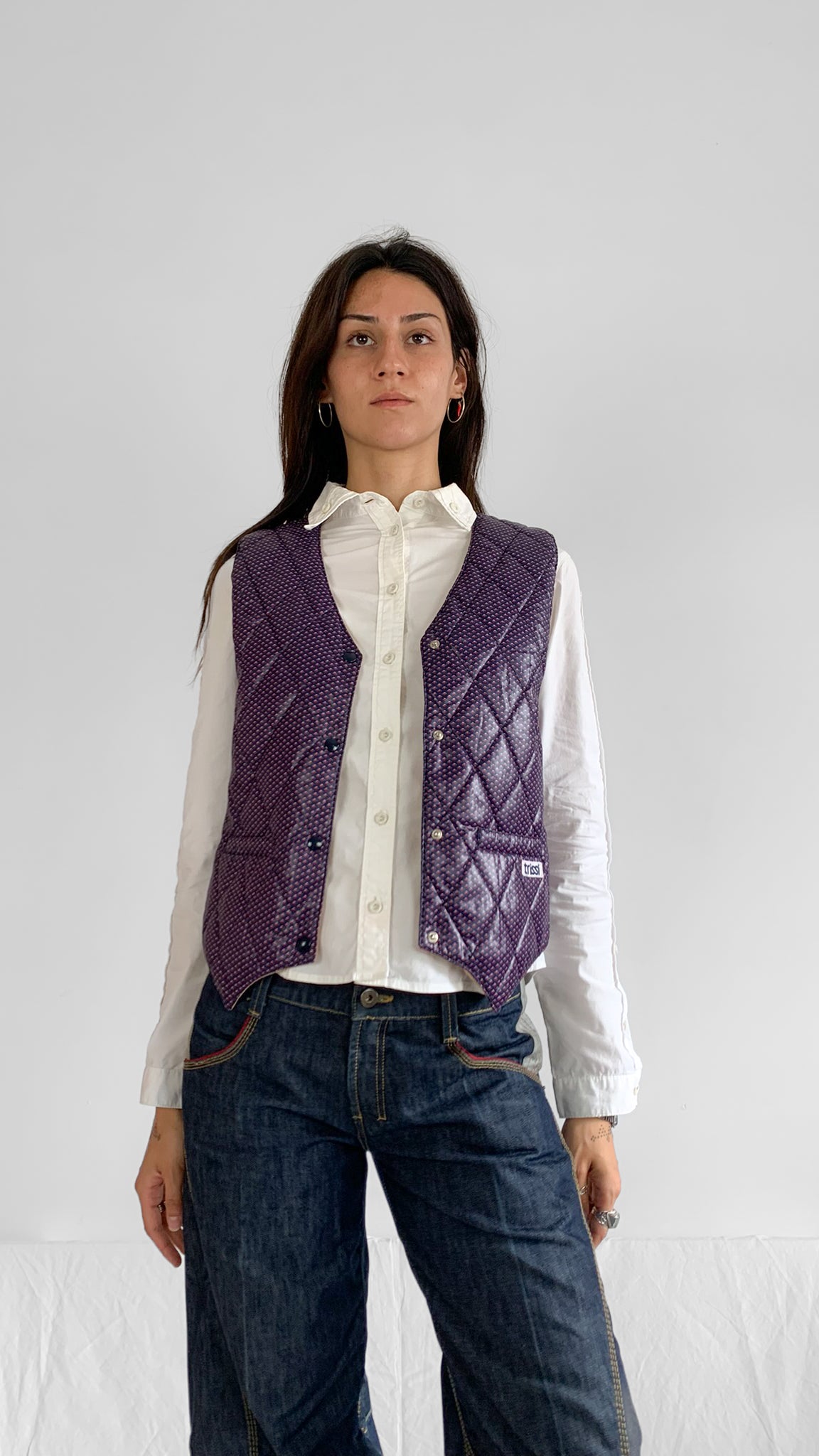 Trissi Quilted Menswear Vest