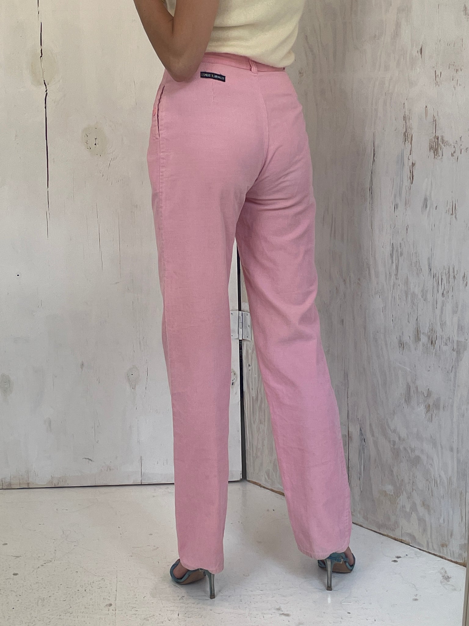 Vintage Bubblegum Pink Corduroy Pants