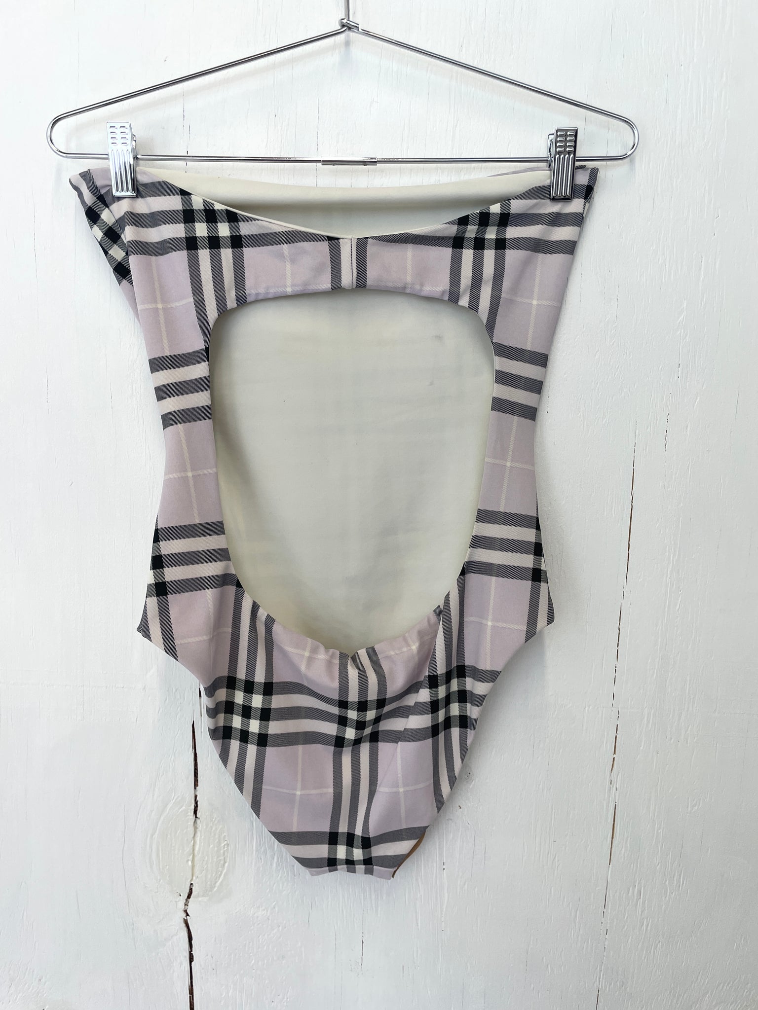 Burberry Lavender Check Swimsuit