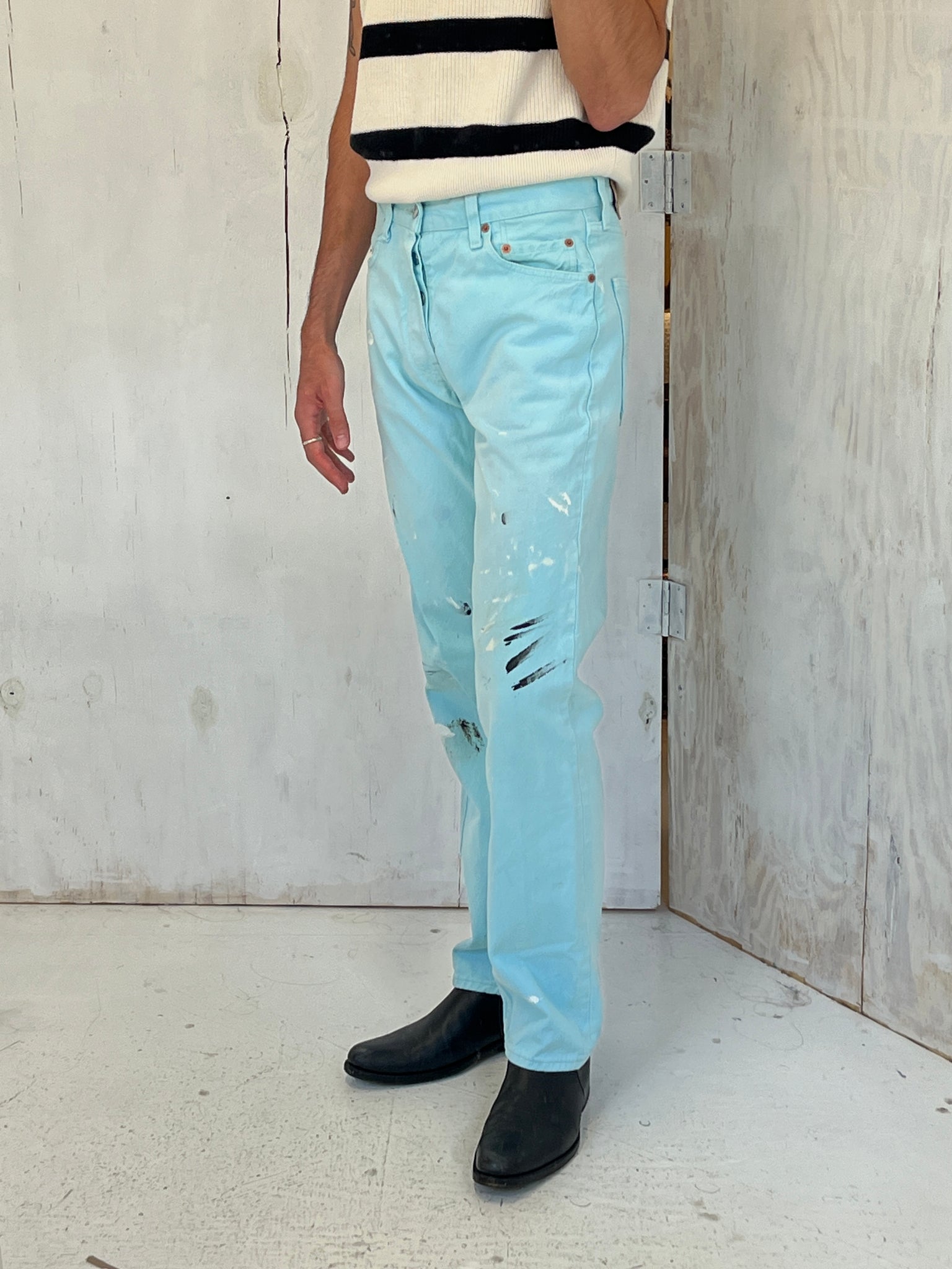 Vintage 501 Aqua Levi Jeans