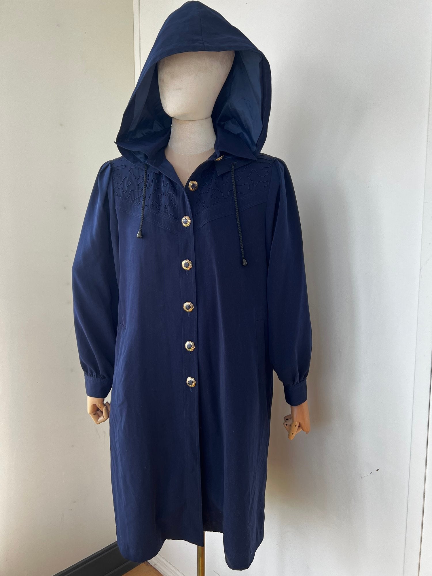 Rare Sherpa-lined Navy Trench