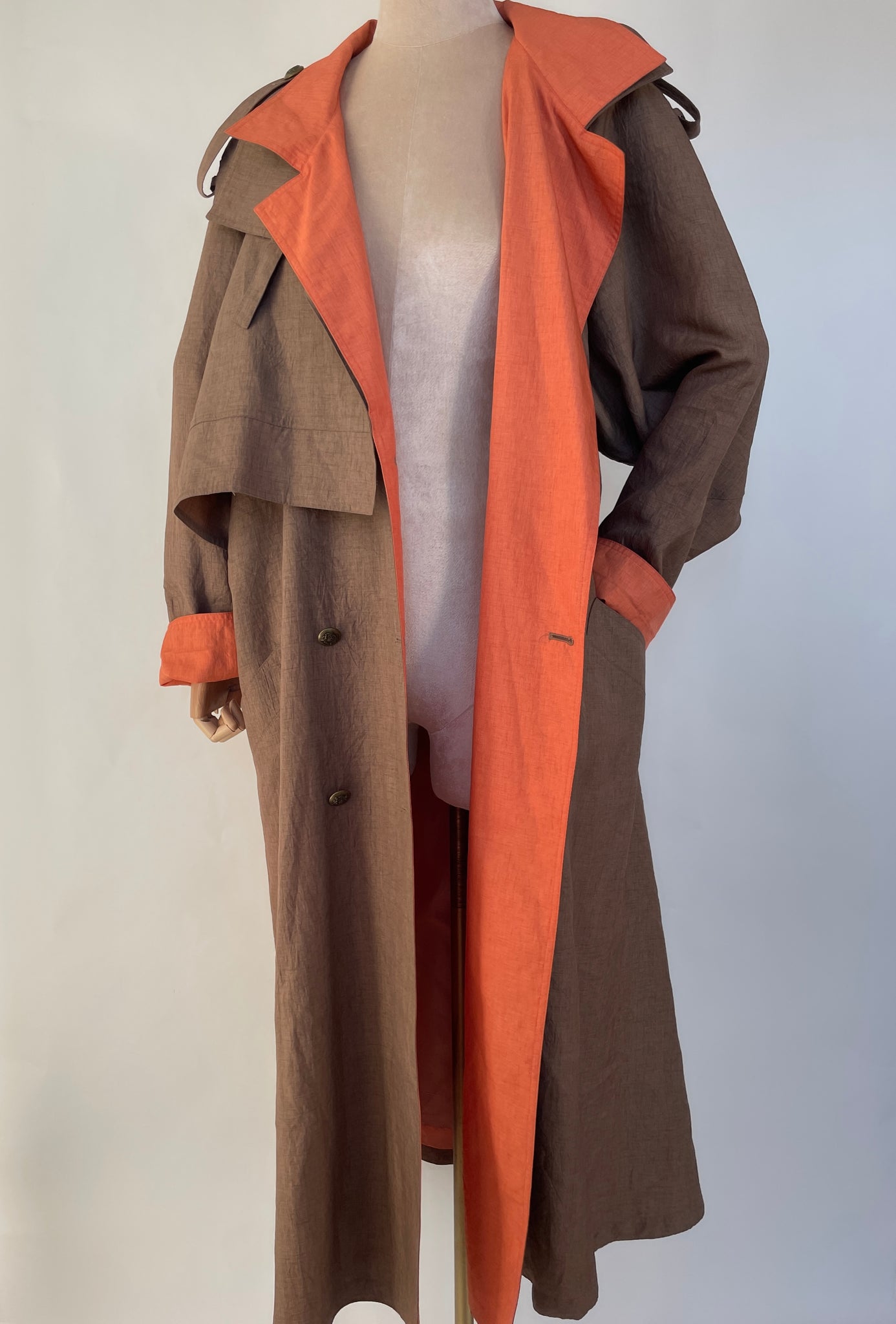 Two Tone Vintage Trench