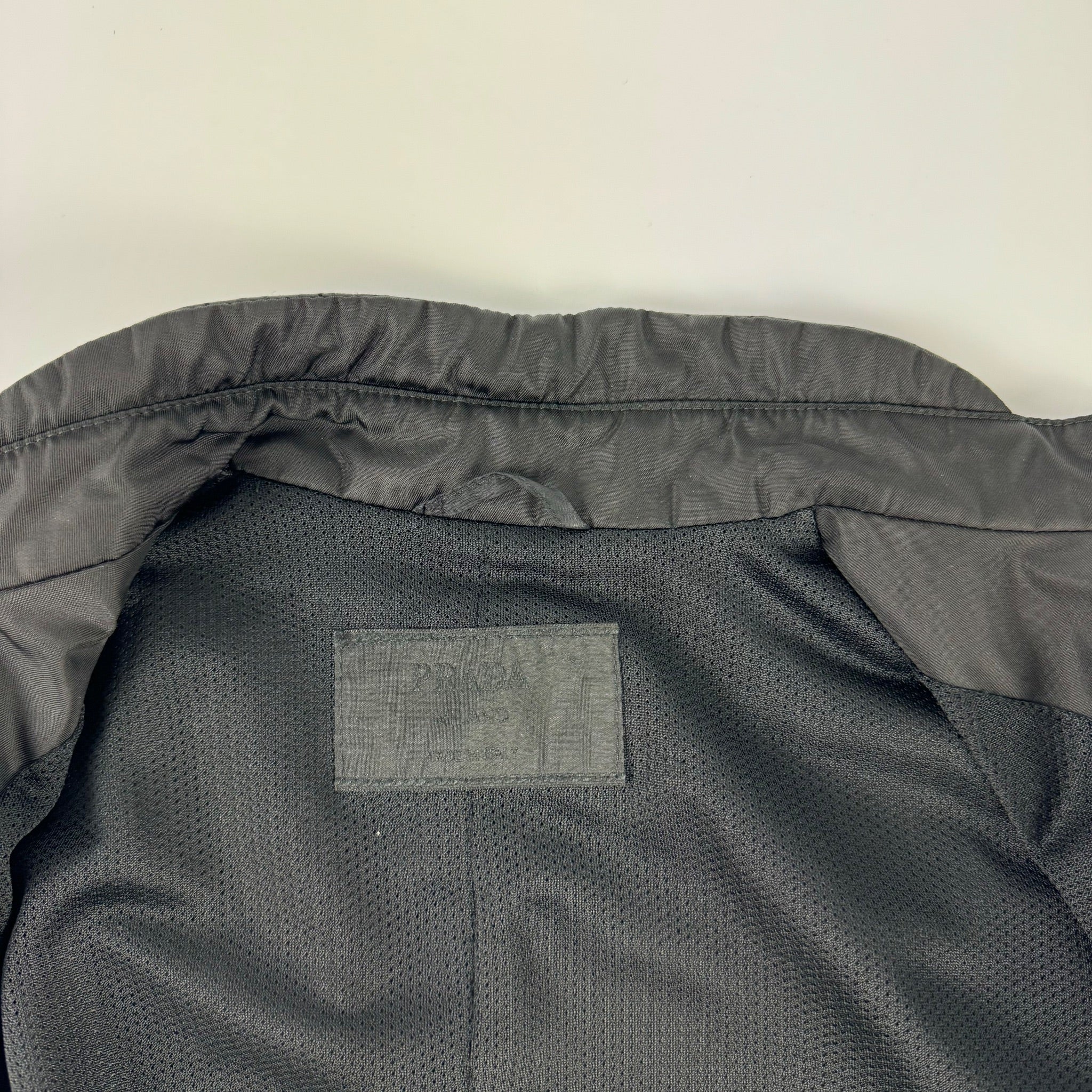 Prada Nylon Biker Jacket with Leather Detail, SS2000 - 8