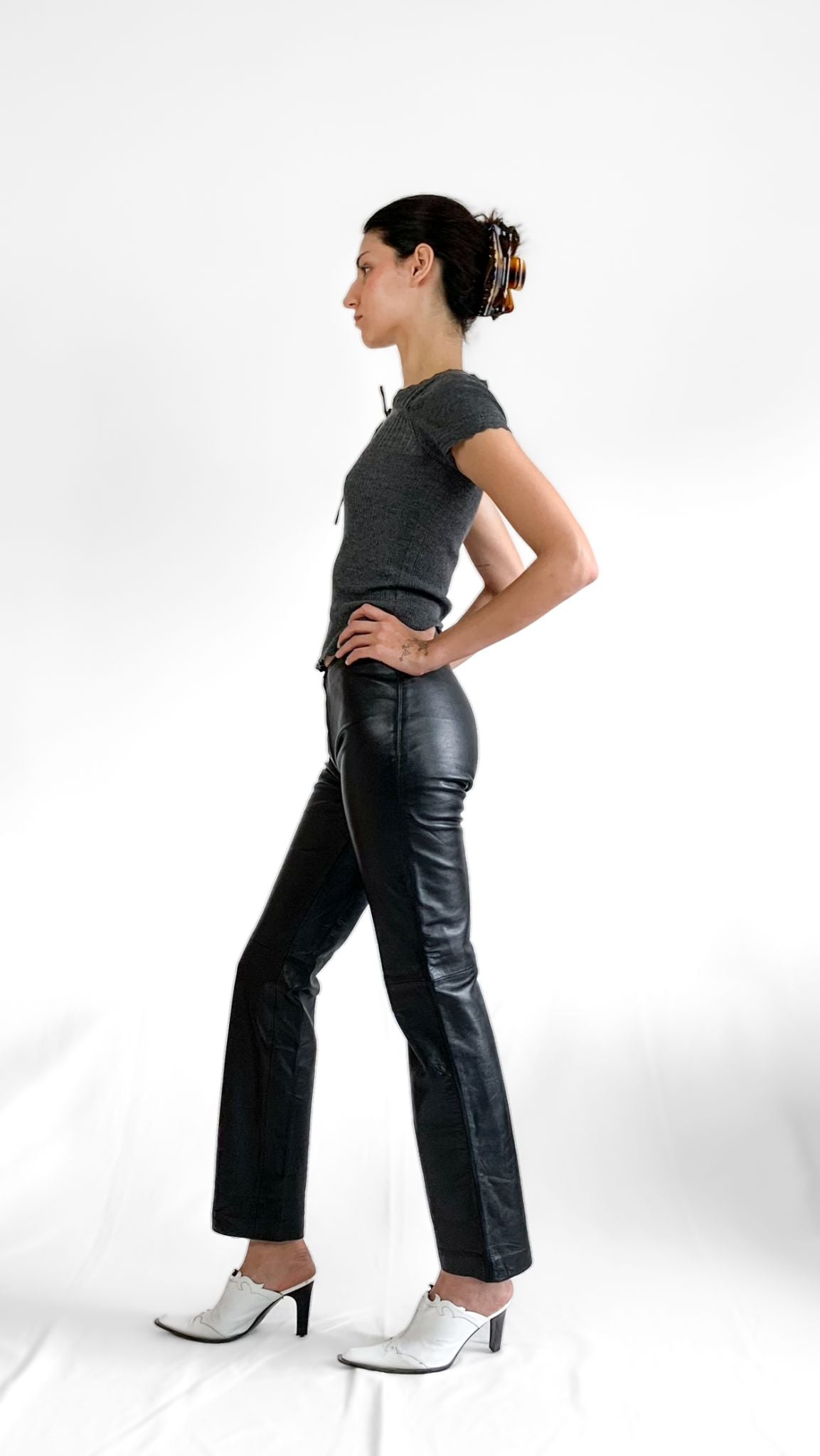 Perfect Fit Buttery Leather Pant - 2