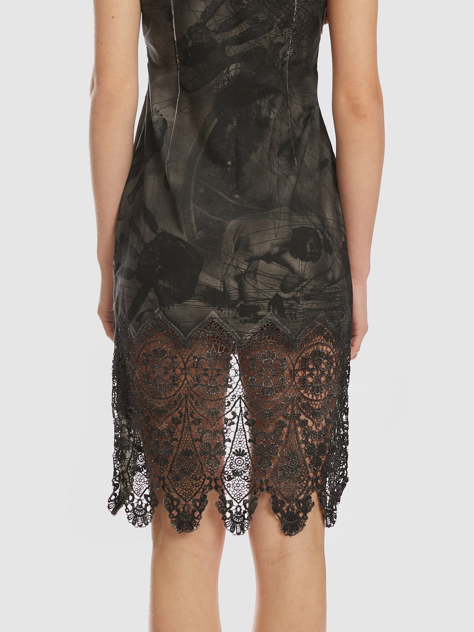 E-Play Noir Print Dress - 4